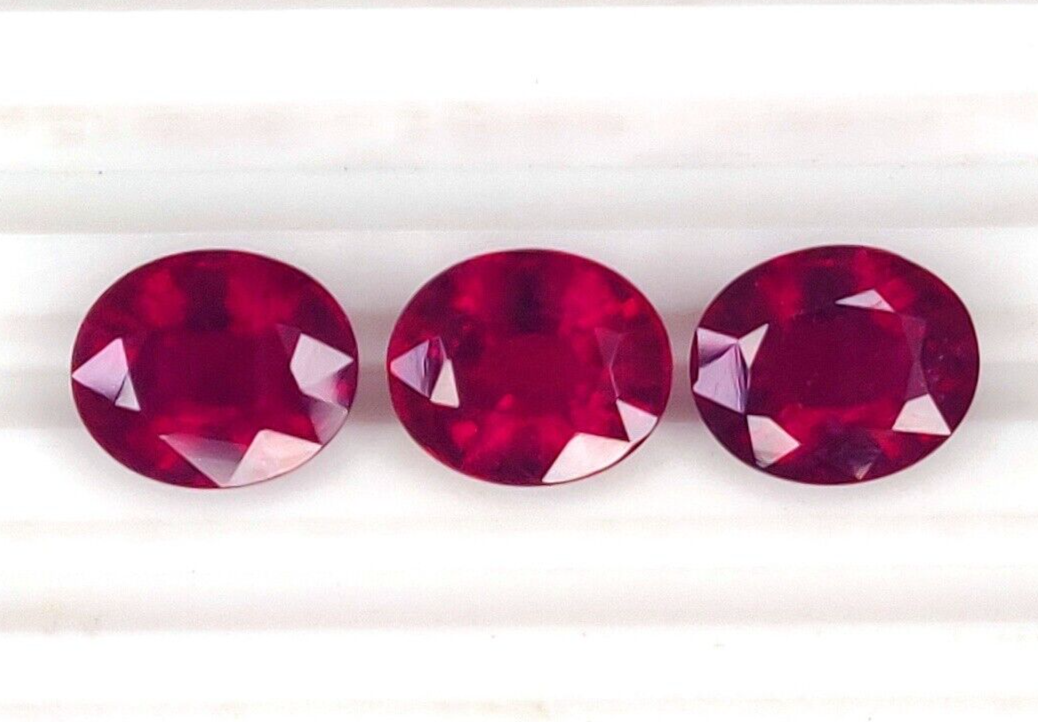 1 Pc Natural Ruby Top Quality 12x10mm Oval Shape Precious Loose Jewelry Gemstone