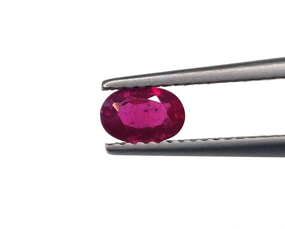 10 Pcs Natural Ruby 6x4mm Oval Shape Precious Loose Gemstones For Jewelry Making
