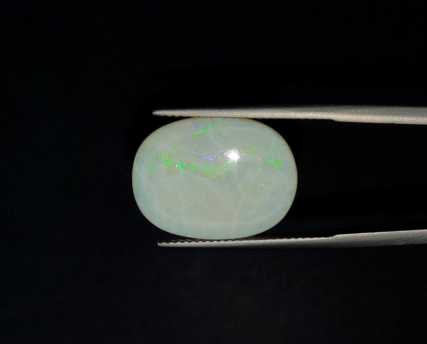 Natural Australian Multi Fire Opal Oval Shape Loose Gemstone For Jewelry Making