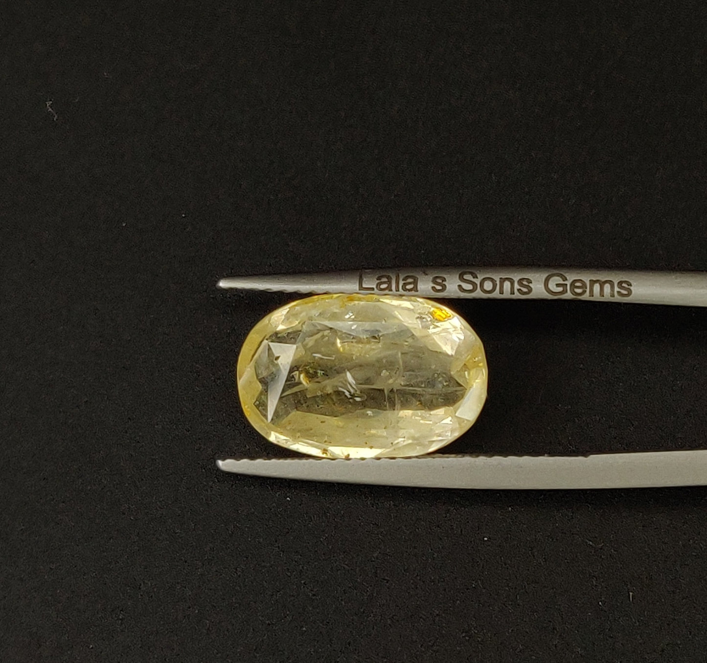 Natural Yellow Sapphire Unheated Untreated Oval Shape Loose Gemstones Best For Rings And Pendants | 6.25cts