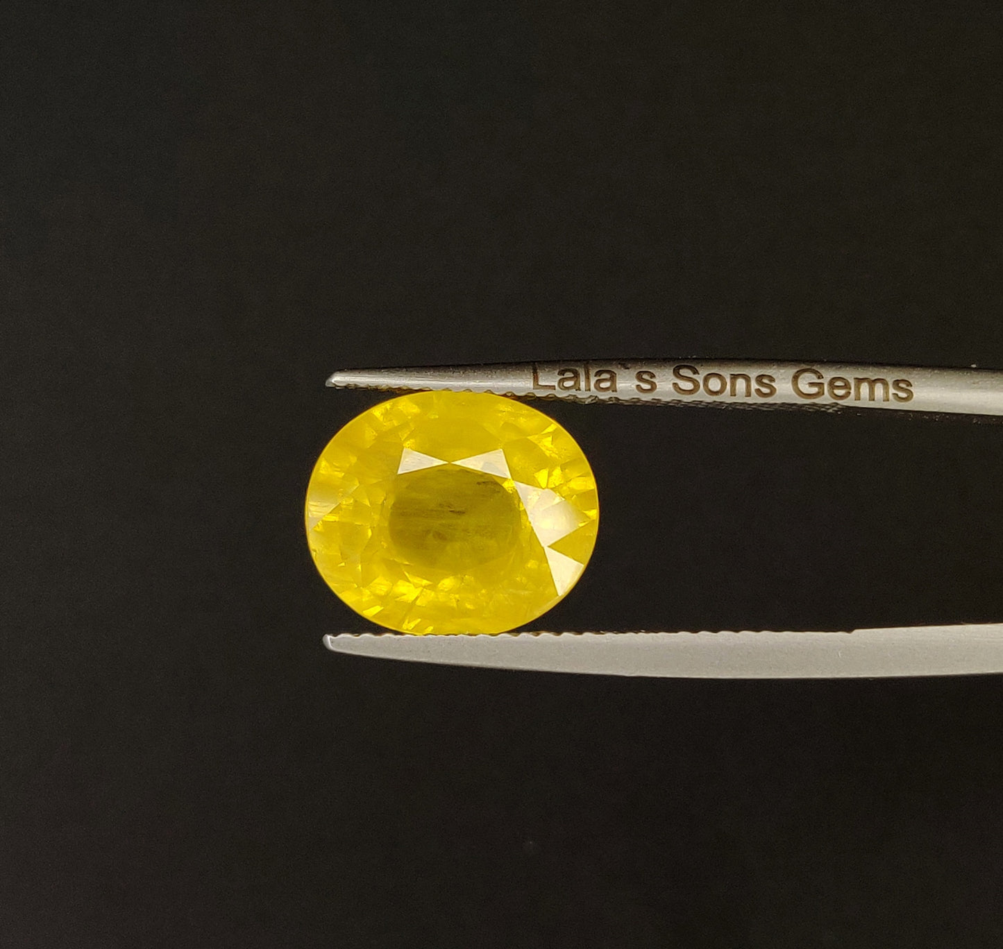 Natural Yellow Sapphire Oval Shape Loose Gemstones Best For Rings And Pendants | 6.79cts