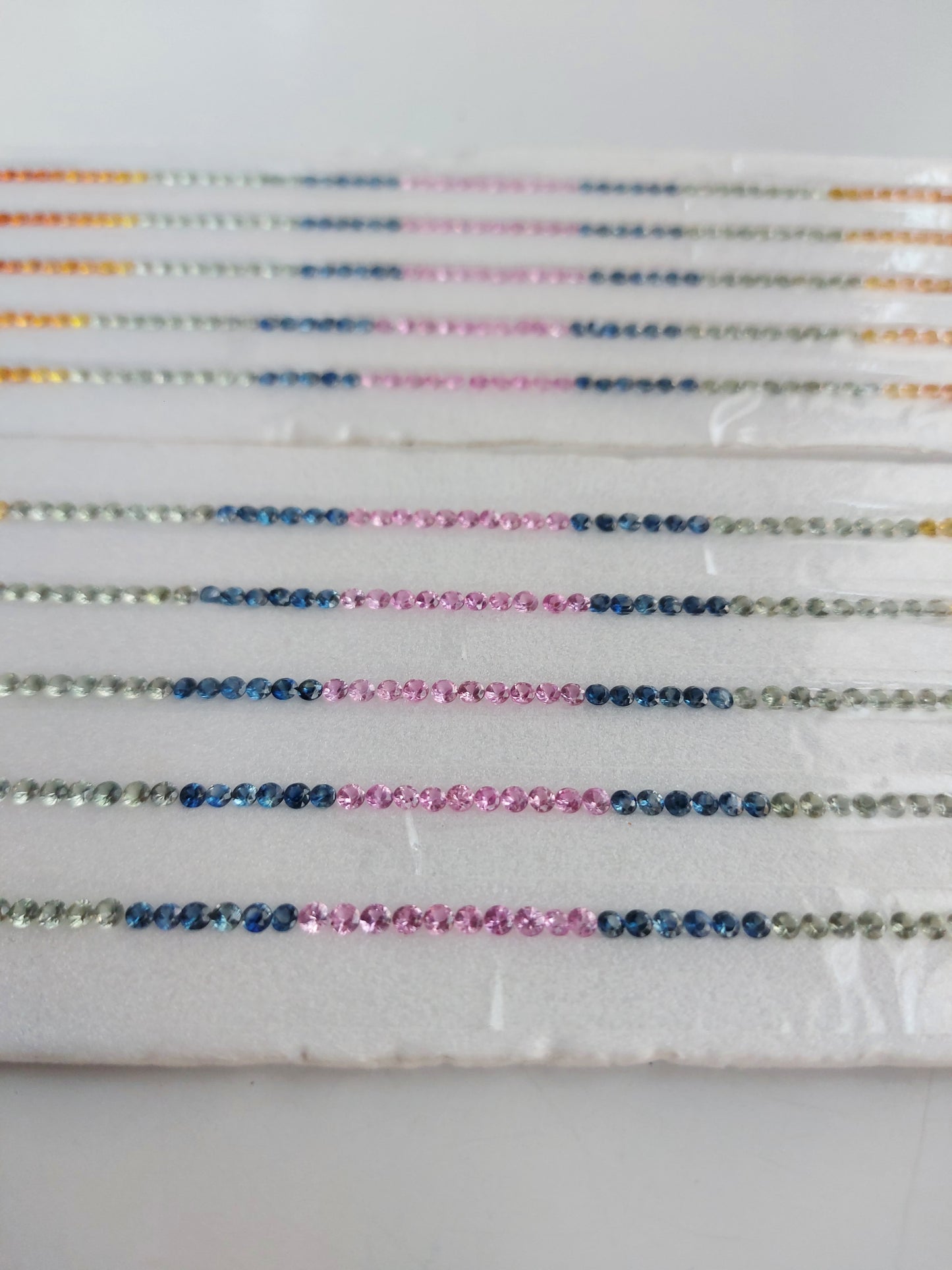 Natural Multi Sapphire Strips