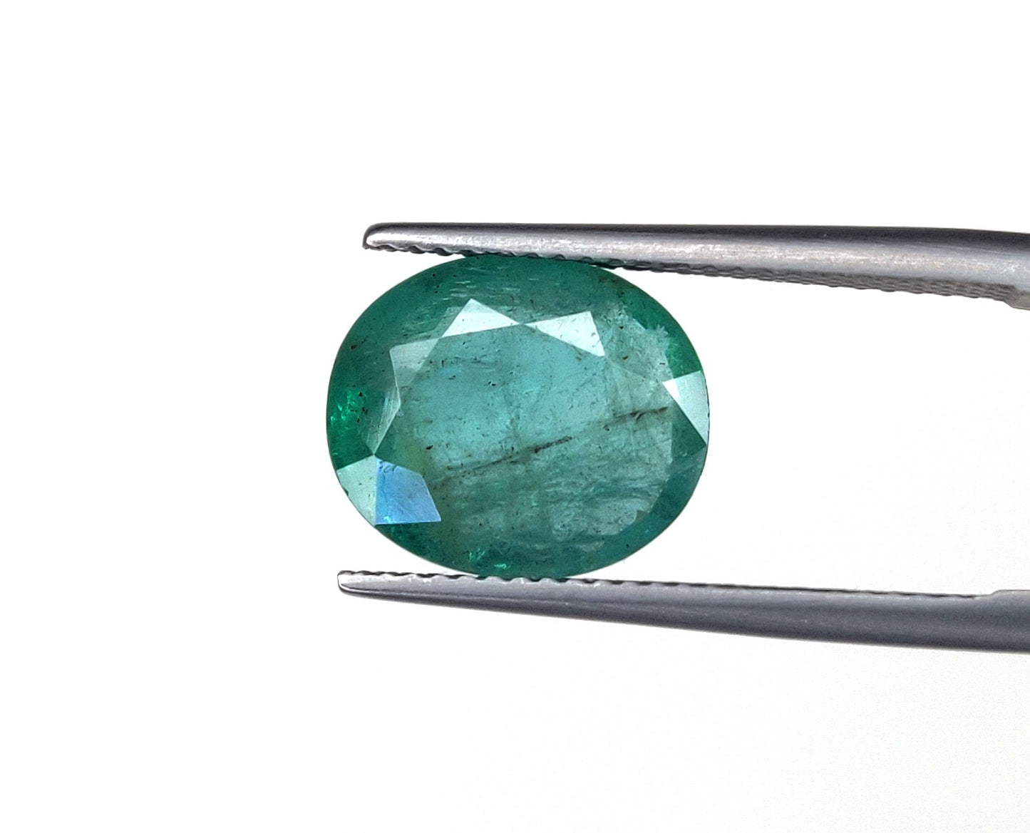 Natural Zambian Emerald 5.14cts Oval Shape Precious Loose Gemstone