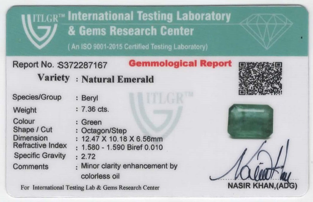 Natural Zambian Emerald | 7.36cts