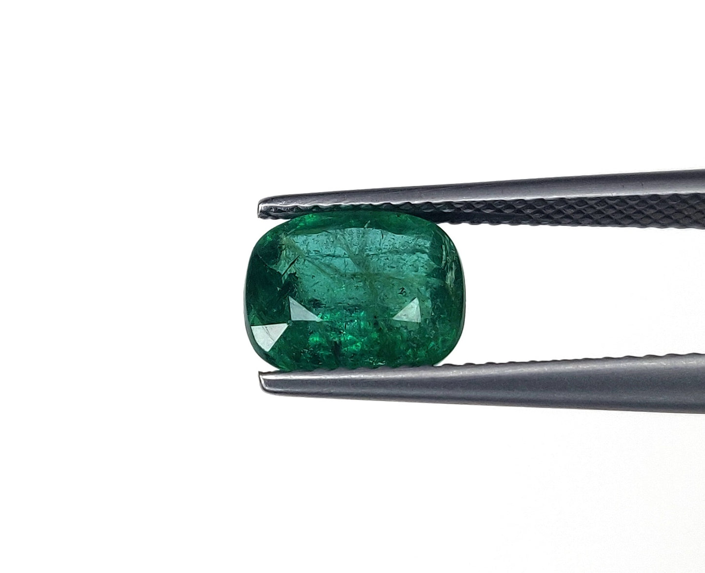 Natural Emerald Zambian Cushion Shape Loose Gemstones Best For Rings And Pendants | 2.31cts