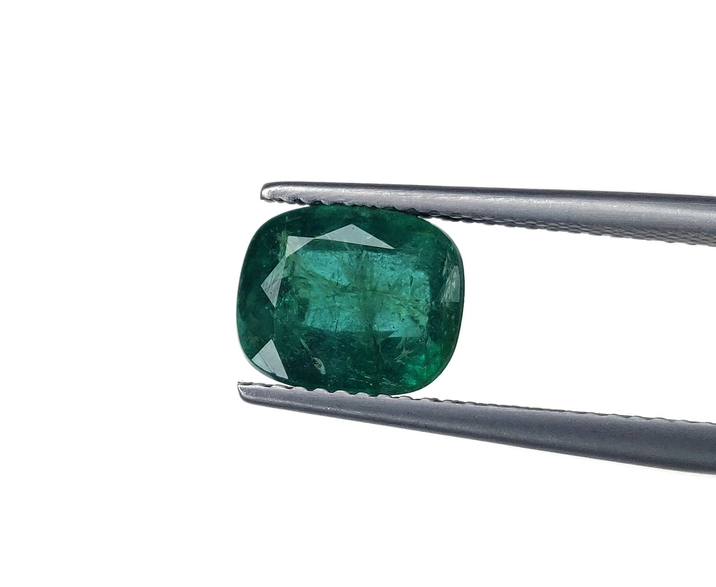 Natural Emerald Zambian Cushion Shape Loose Gemstones Best For Rings And Pendants | 2.31cts
