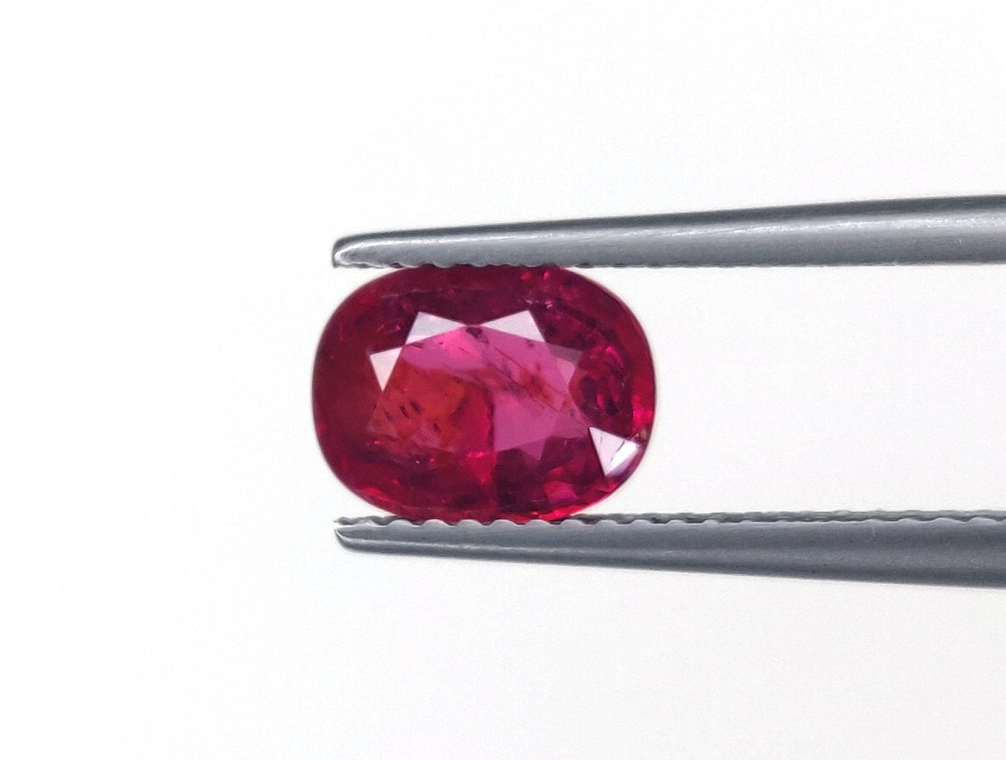 Natural Ruby Pinkish Red Untreated Unheated Madagascar Oval Shape Loose Gemstones For Rings | 2.08cts