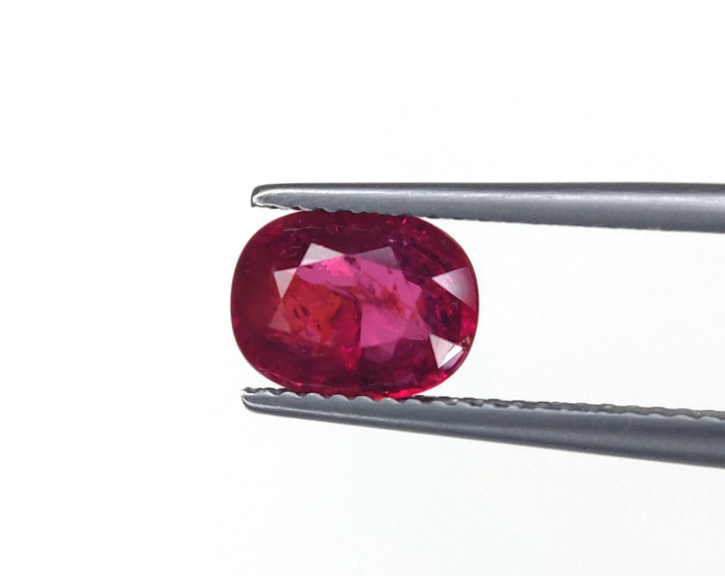 Natural Ruby Pinkish Red Untreated Unheated Madagascar Oval Shape Loose Gemstones For Rings | 2.08cts