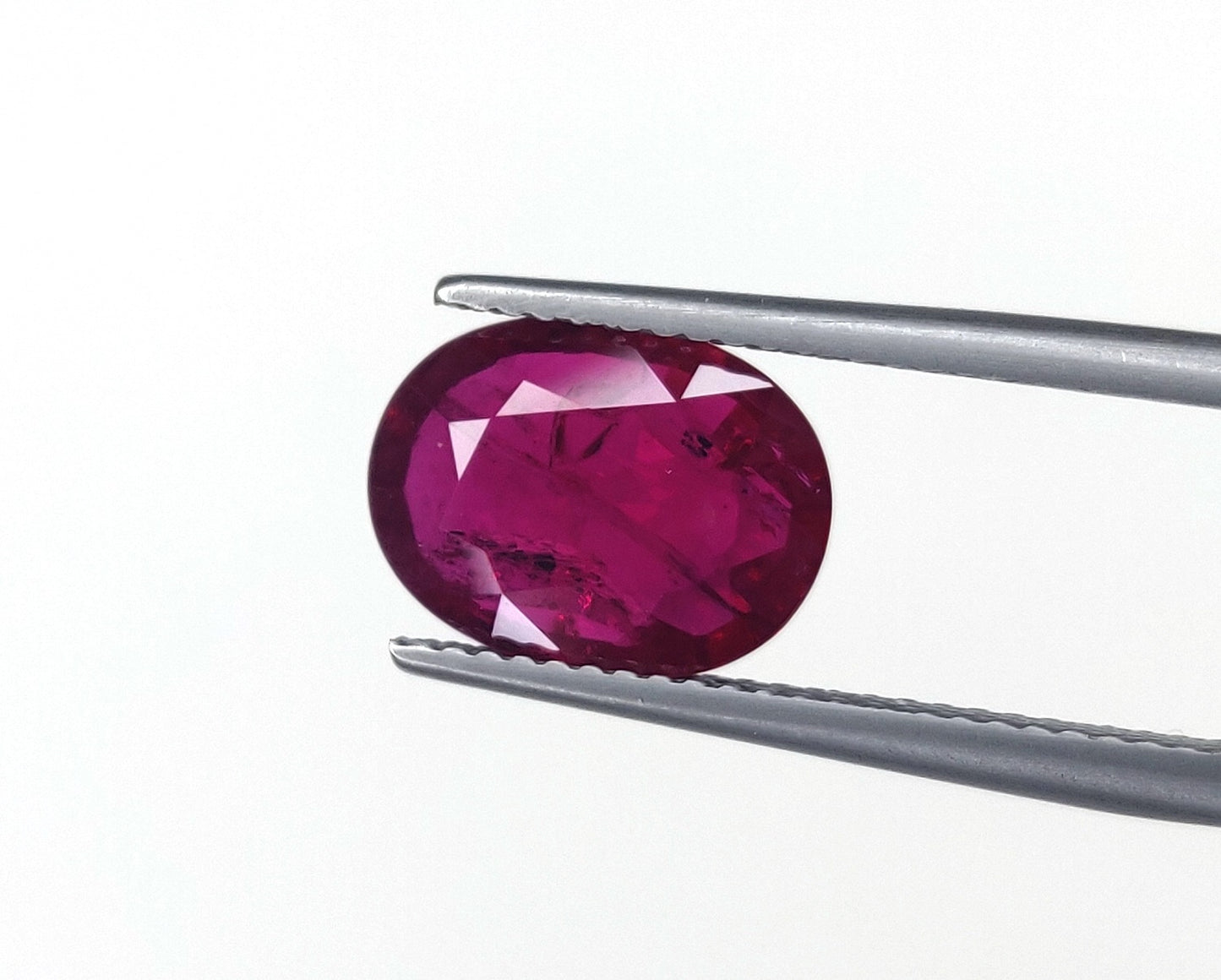 Natural Ruby Mozambique Heated Oval Shape Loose Gemstones For Rings | 3.02cts