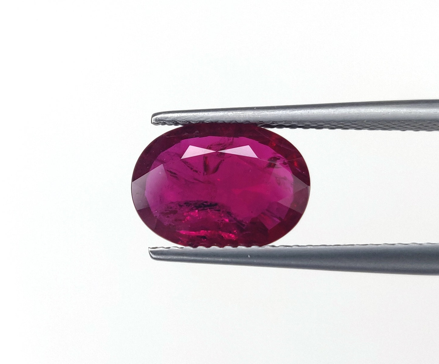 Natural Ruby Mozambique Heated Oval Shape Loose Gemstones For Rings | 3.02cts