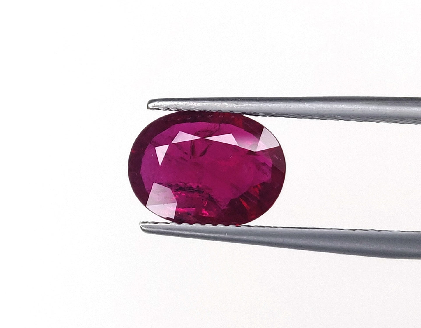 Natural Ruby Mozambique Heated Oval Shape Loose Gemstones For Rings | 3.02cts
