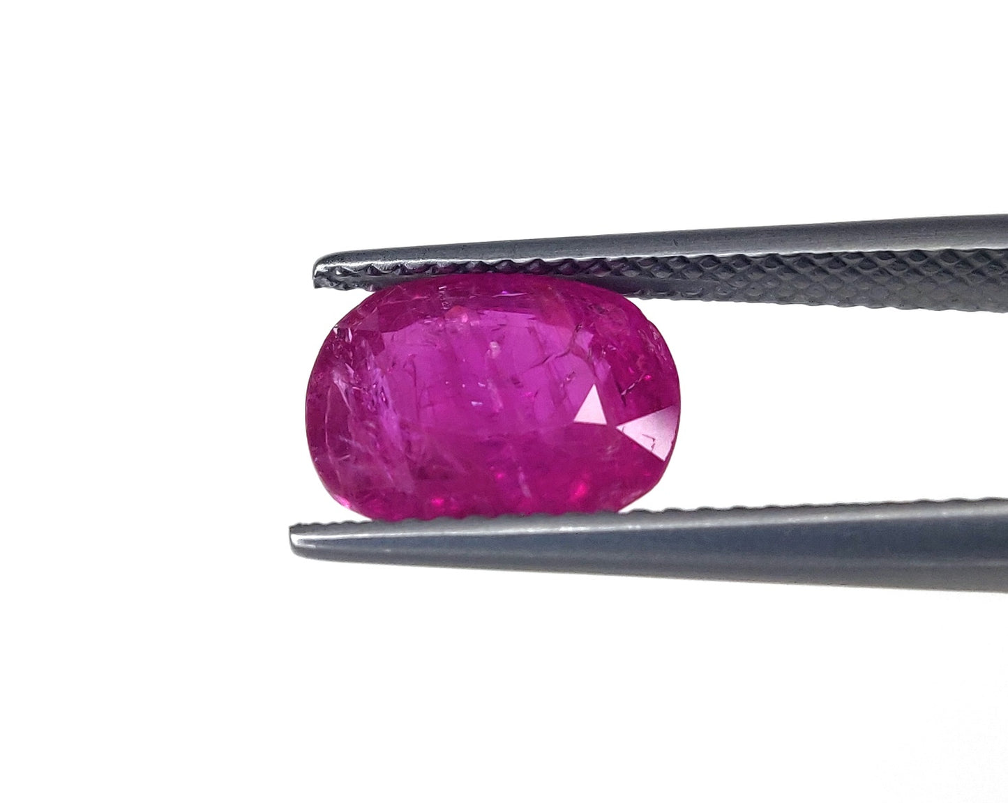 Natural Burma Ruby Oval Shape Unheated Untreated Loose Gemstone Best For Rings Pendant Necklace | 3.52cts