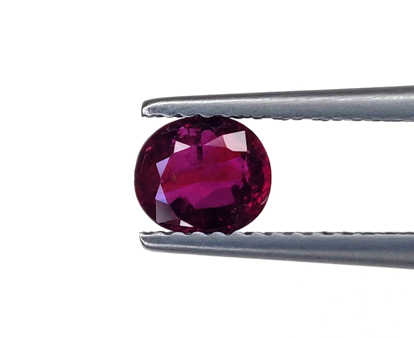 Natural Deep Red Ruby Untreated Unheated Mozambique Round Shape Loose Gemstones For Rings | 1.02cts