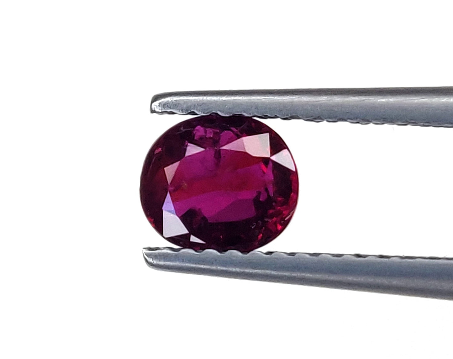 Natural Deep Red Ruby Untreated Unheated Mozambique Round Shape Loose Gemstones For Rings | 1.02cts