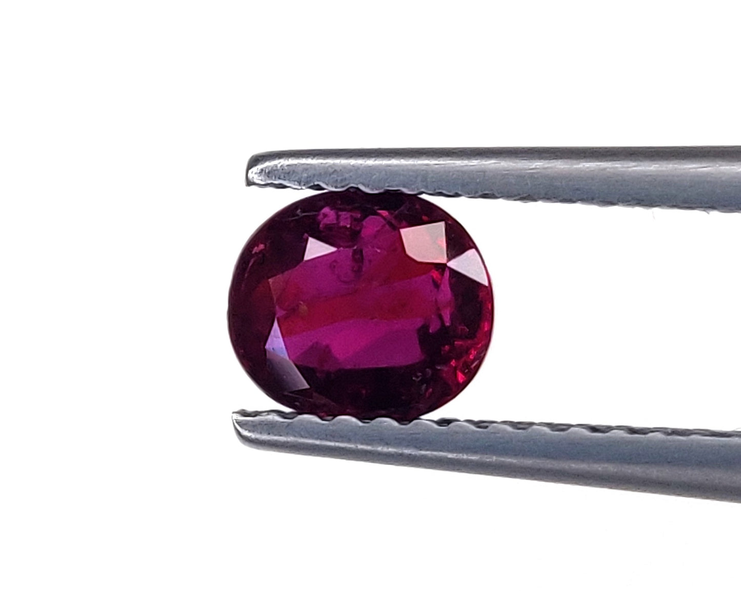 Natural Deep Red Ruby Untreated Unheated Mozambique Round Shape Loose Gemstones For Rings | 1.02cts