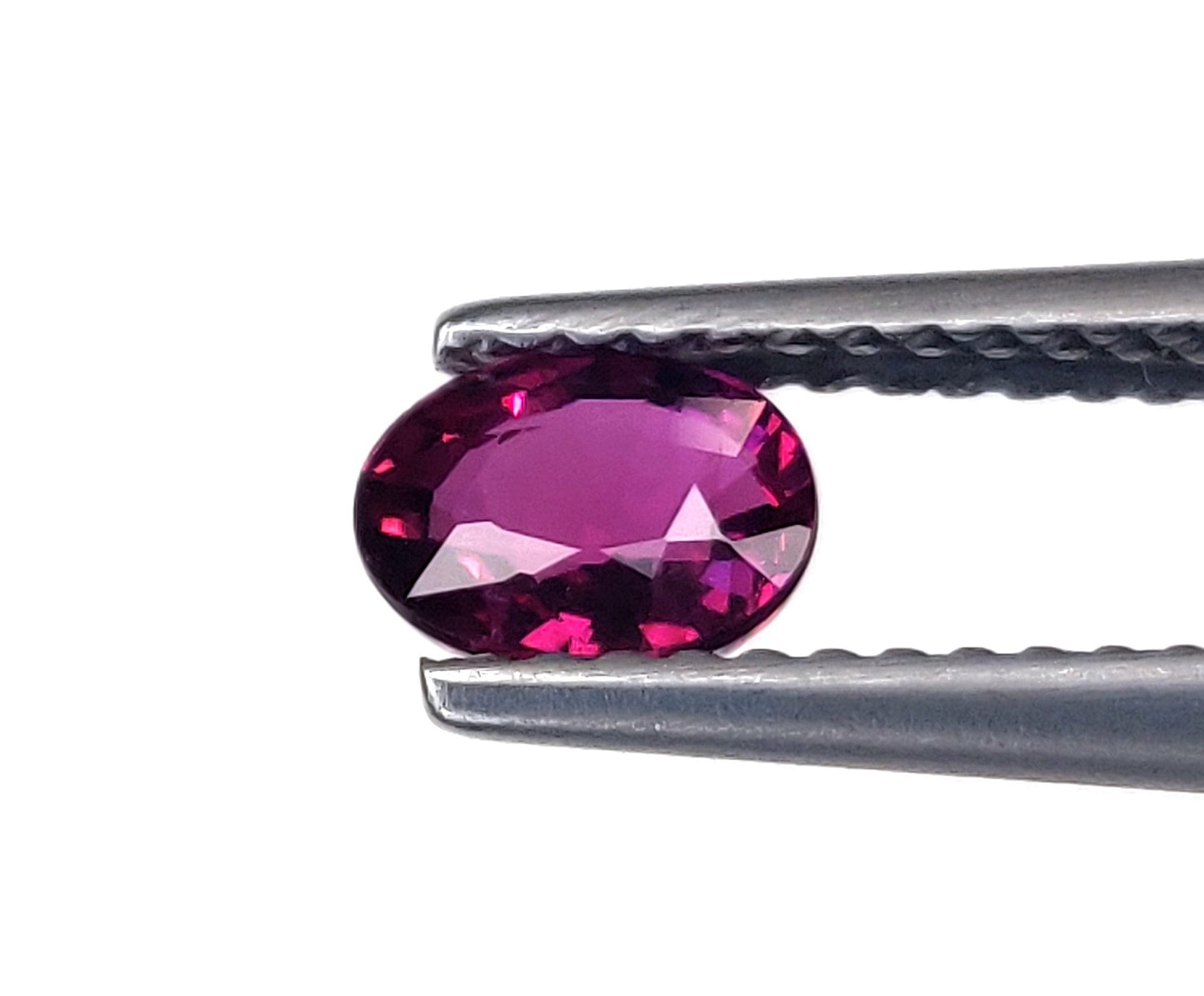 Natural Pinkish Red Ruby Untreated Unheated Mozambique Round Shape Loose Gemstones For Rings | 0.69cts