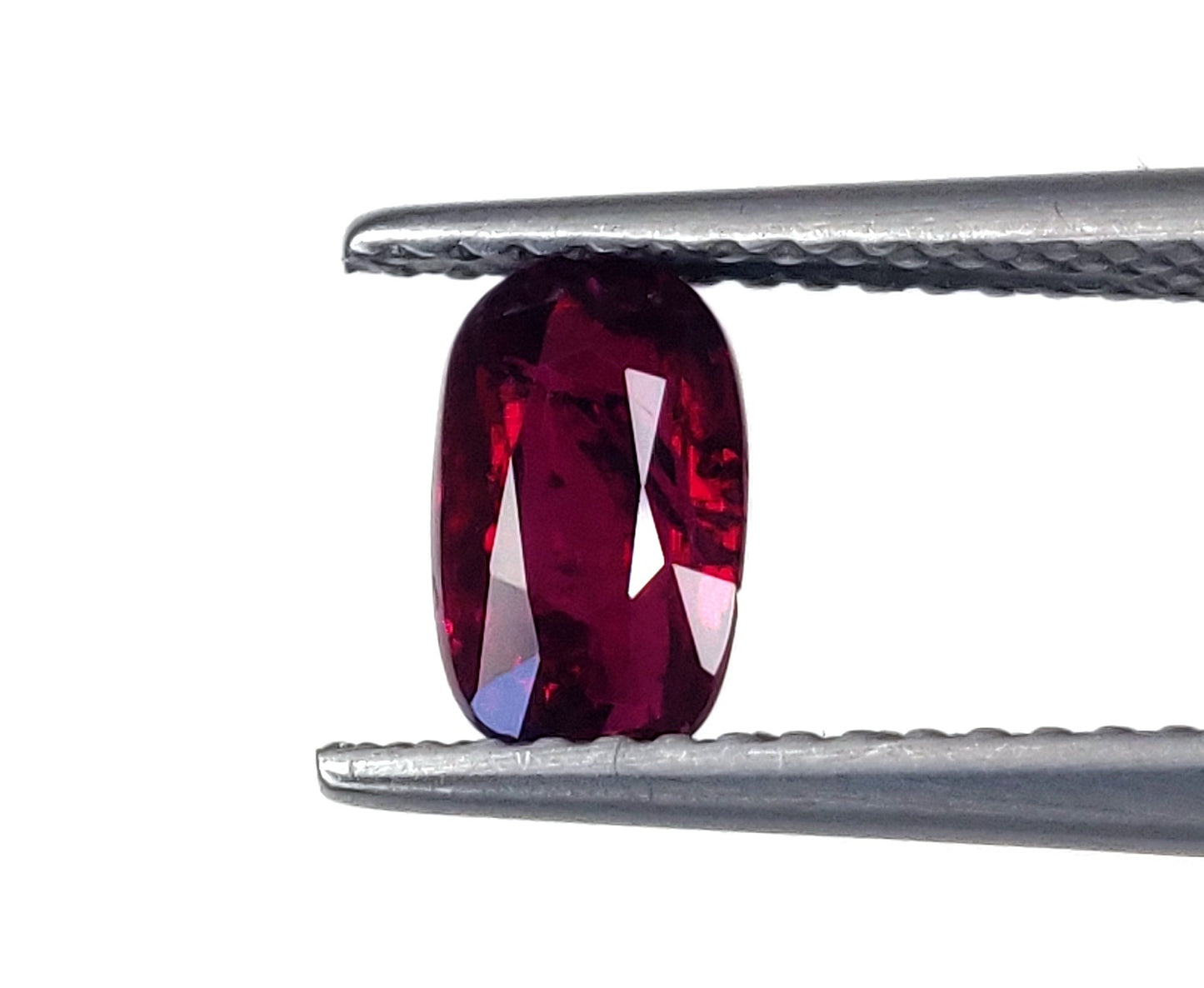 Natural Deep Red Ruby Untreated Unheated Mozambique Long Cushion Shape Loose Gemstones For Rings | 1.02cts