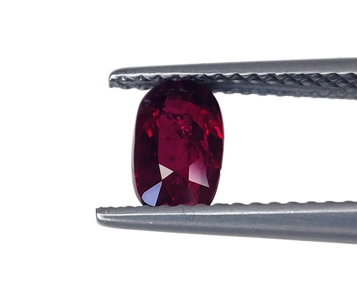 Natural Deep Red Ruby Untreated Unheated Mozambique Long Cushion Shape Loose Gemstones For Rings | 1.02cts