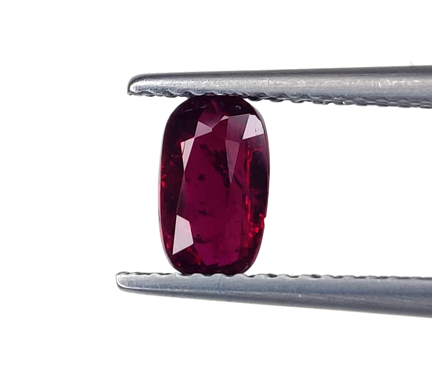 Natural Deep Red Ruby Untreated Unheated Mozambique Long Cushion Shape Loose Gemstones For Rings | 1.02cts