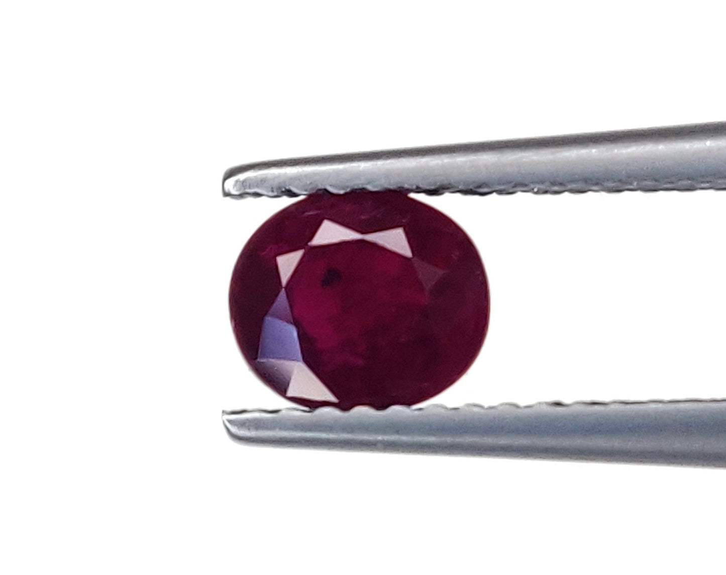 Natural Deep Red Ruby Untreated Unheated Mozambique Round Shape Loose Gemstones For Rings | 1.25cts