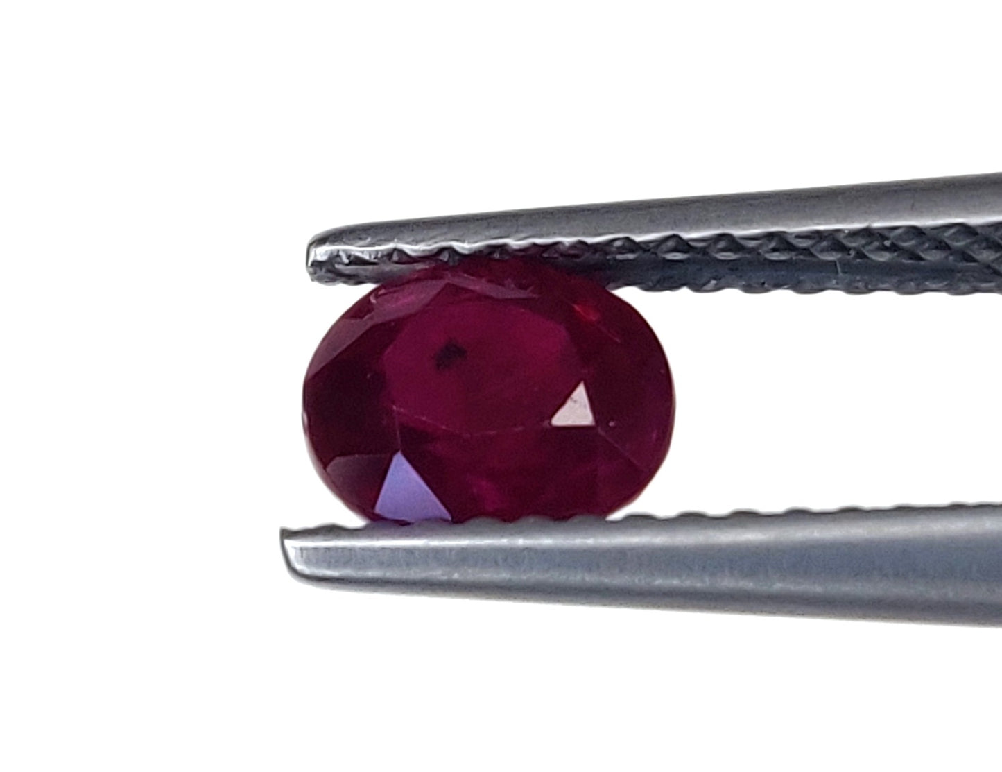 Natural Deep Red Ruby Untreated Unheated Mozambique Round Shape Loose Gemstones For Rings | 1.25cts