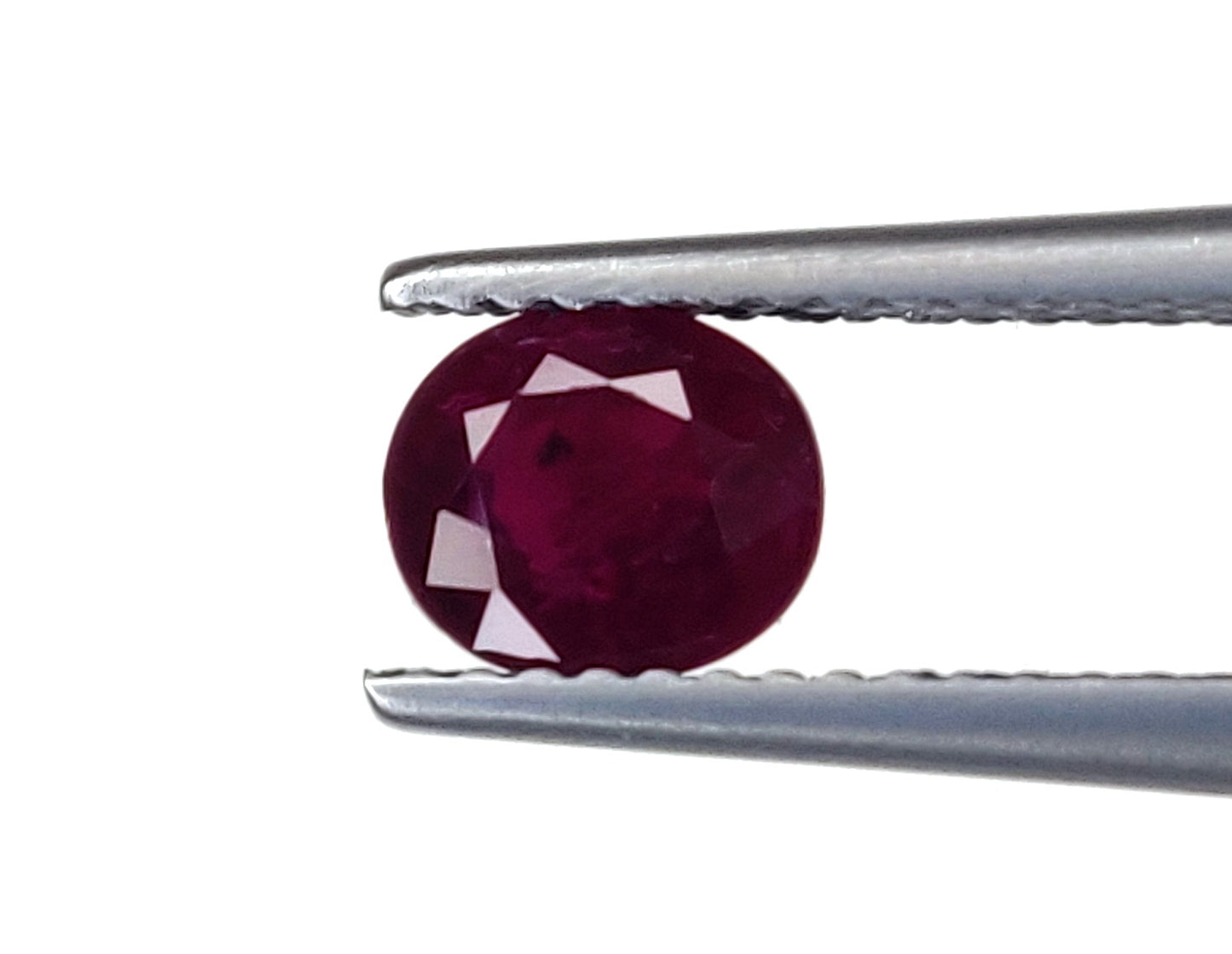 Natural Deep Red Ruby Untreated Unheated Mozambique Round Shape Loose Gemstones For Rings | 1.25cts