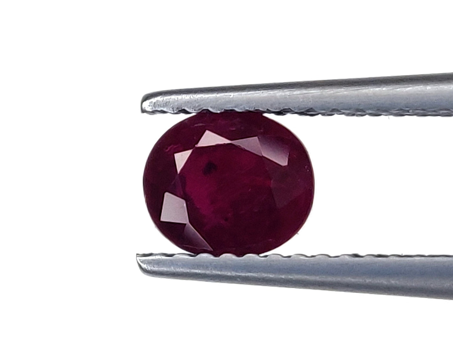 Natural Deep Red Ruby Untreated Unheated Mozambique Round Shape Loose Gemstones For Rings | 1.25cts