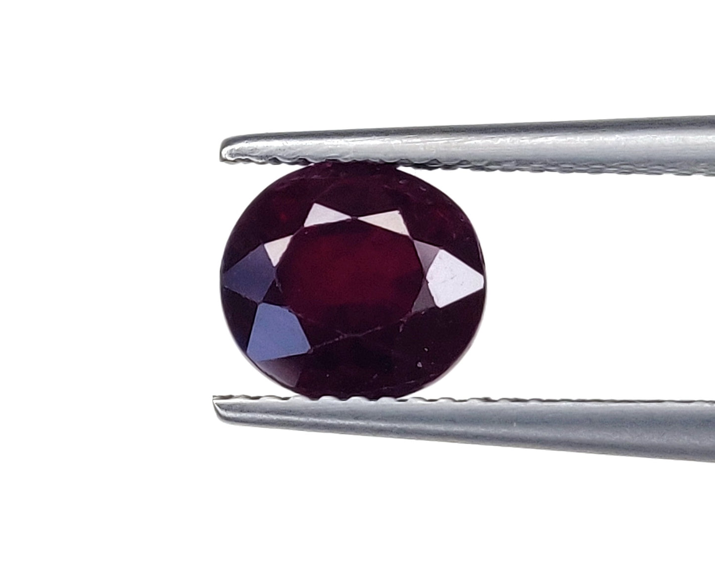 Natural African Dark Deep Red Ruby Heated Oval Shape Loose Gemstones For Engagement Rings | 2.75cts