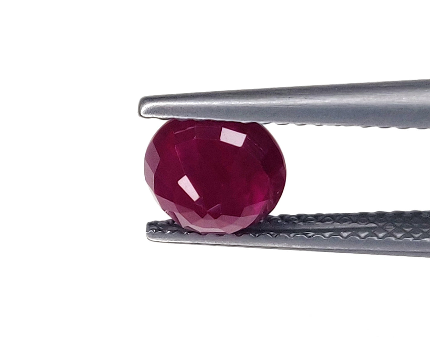 Natural Burma Pinkish Red Ruby Heated Round Shape Loose Gemstones For Engagement Rings | 1.78cts