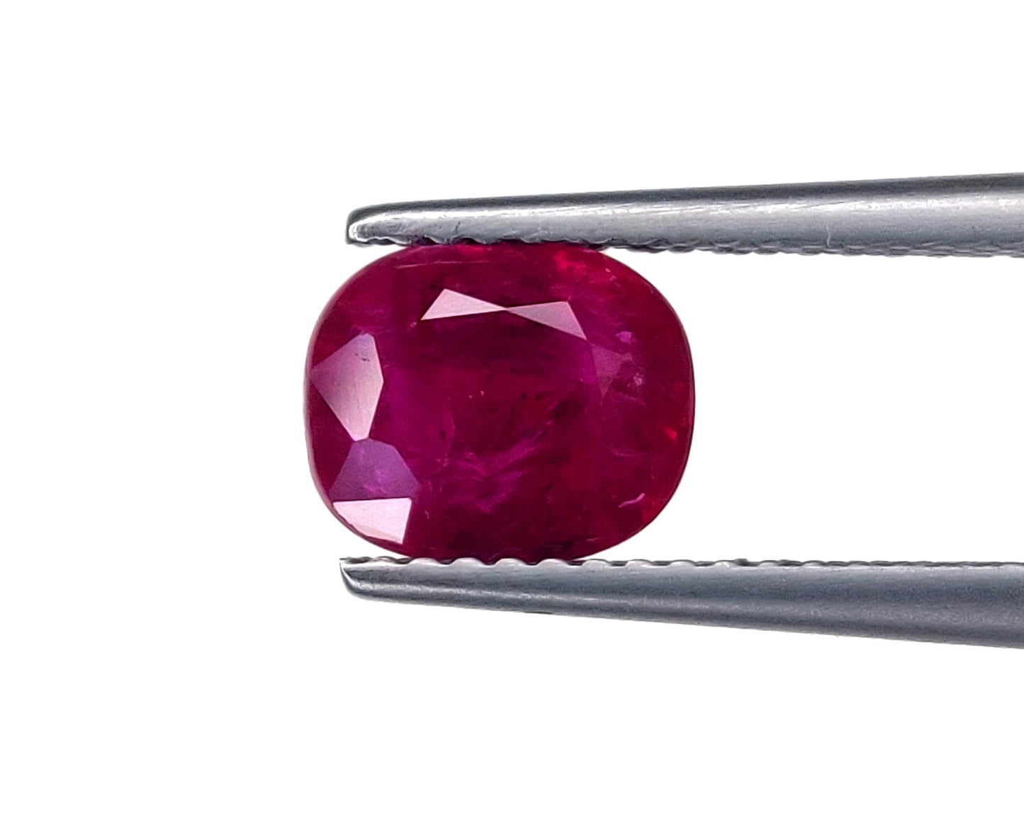 Natural Ruby Pinkish Red Mozambique Heated Cushion Shape Loose Gemstones For Engagement Rings | 2.09cts