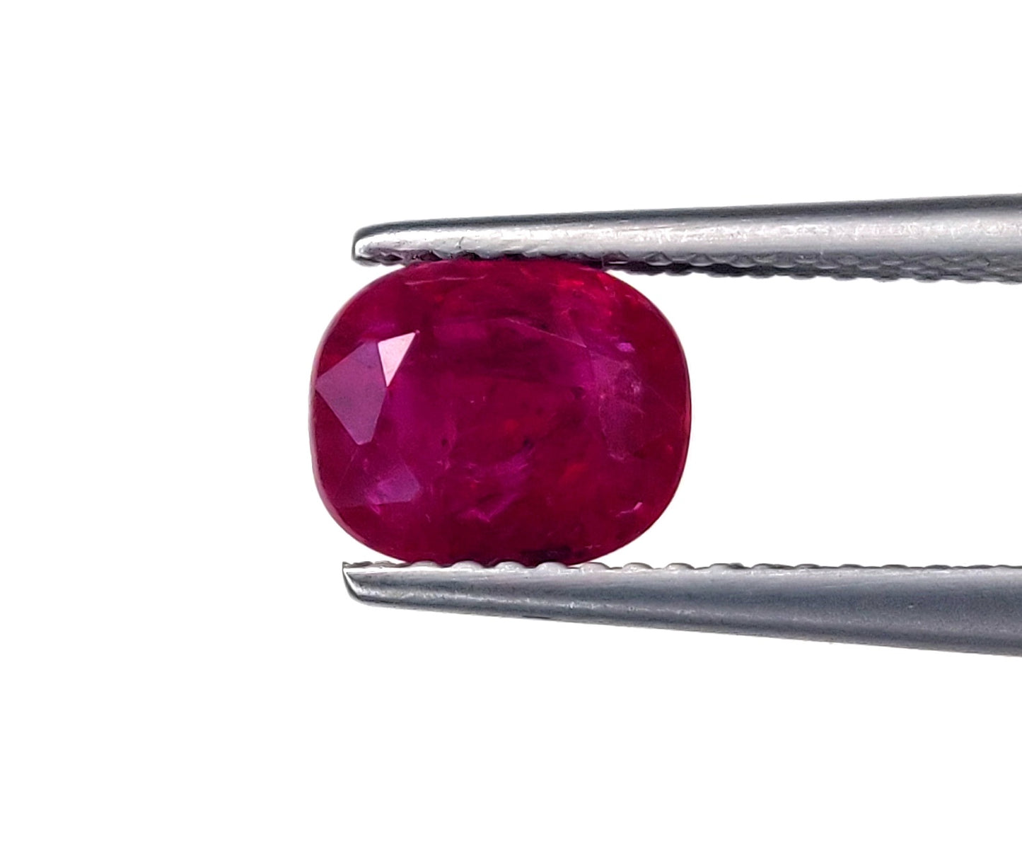 Natural Ruby Pinkish Red Mozambique Heated Cushion Shape Loose Gemstones For Engagement Rings | 2.09cts