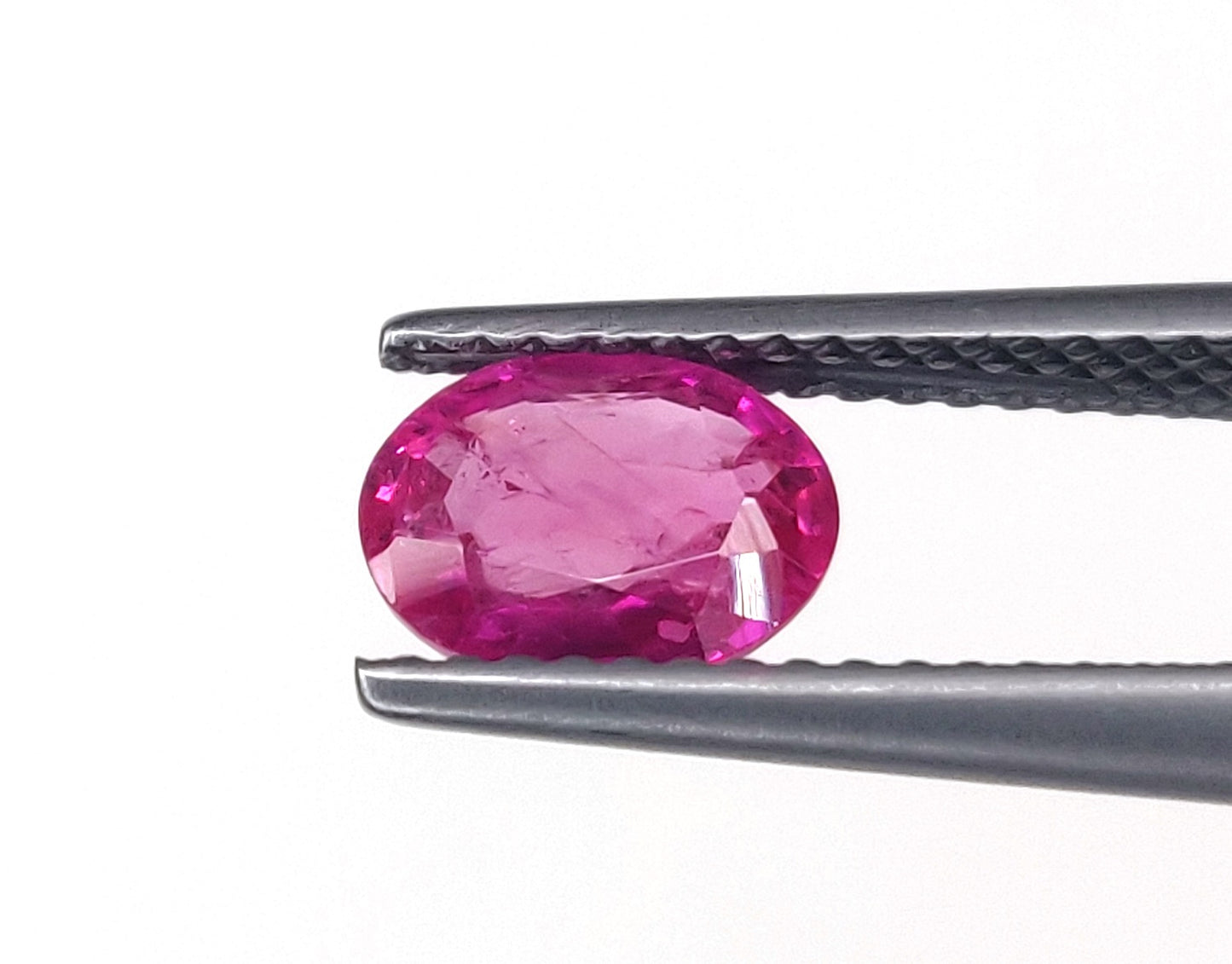 Natural Ruby Pink Heated Oval Shape Loose Gemstones For Engagement Rings | 1.02cts