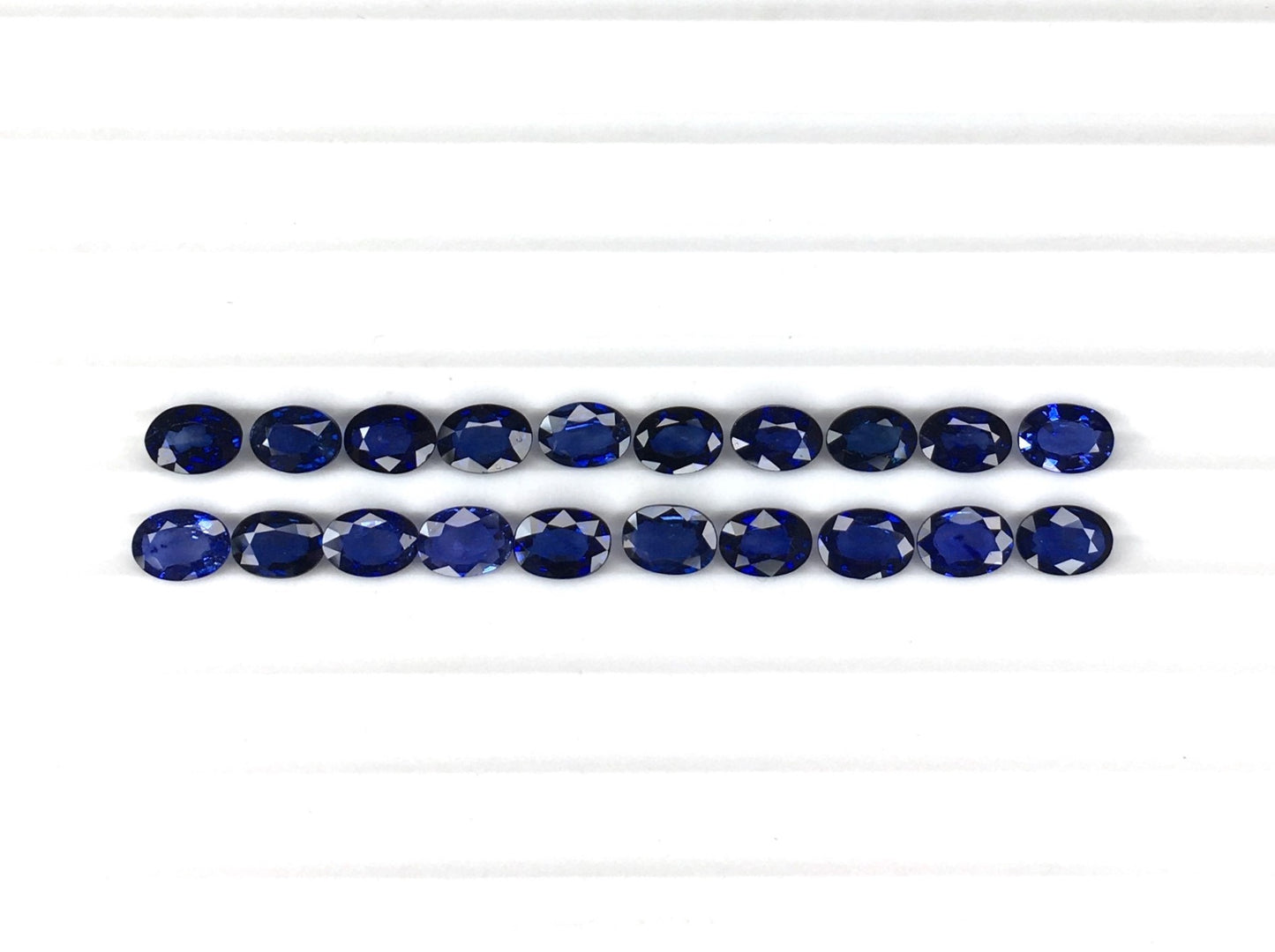 Natural Blue Sapphire 5x7mm Oval Shape Loose Gemstones For Jewelry Making | 5cts