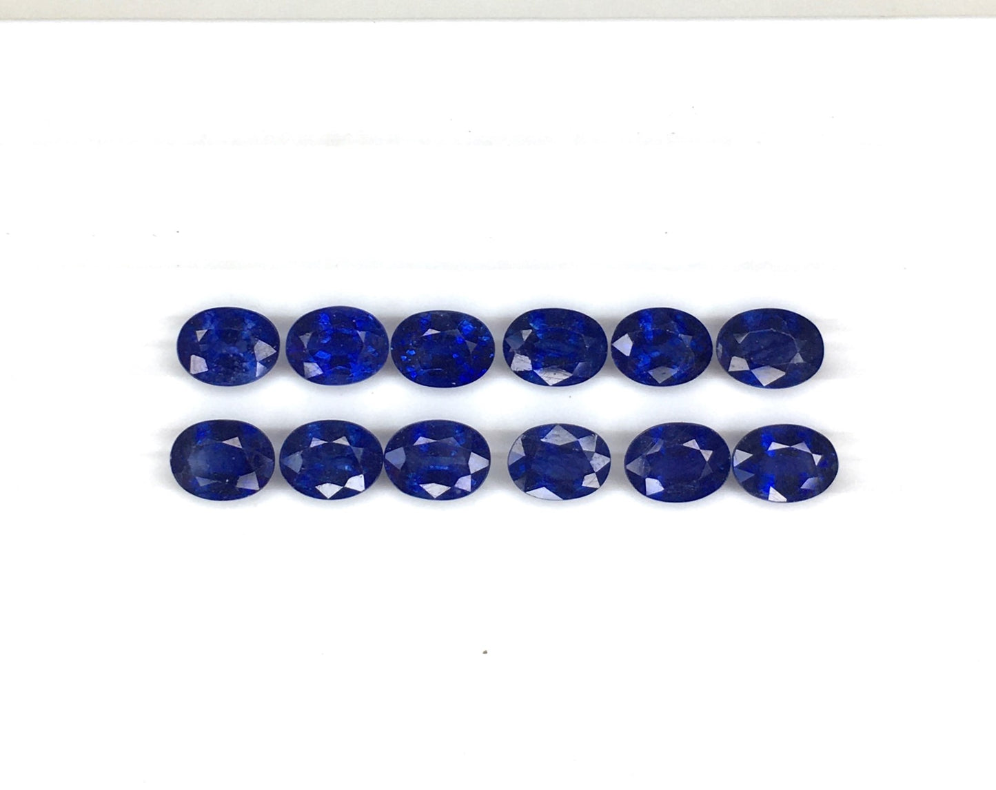 2 pcs Natural Blue Sapphire 8x6mm Oval Shape Loose Gemstones Precious Certified Stones