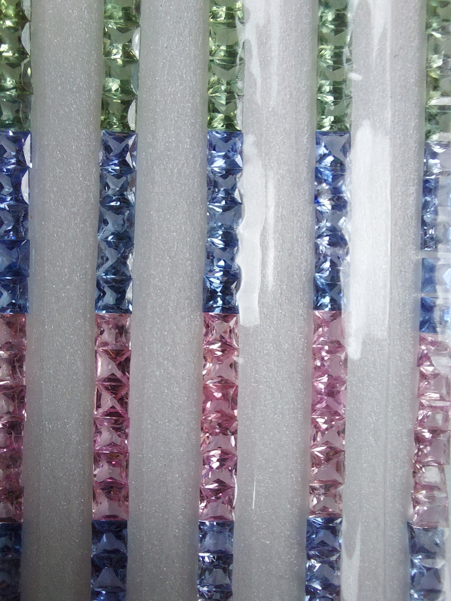 Natural Multi Sapphire Strips