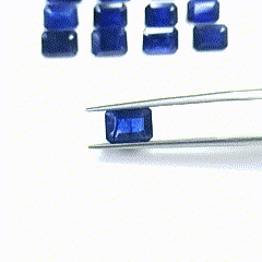 Natural Blue Sapphire 5x7mm Octagon Shape Loose Gemstones For Jewelry Making | 5cts