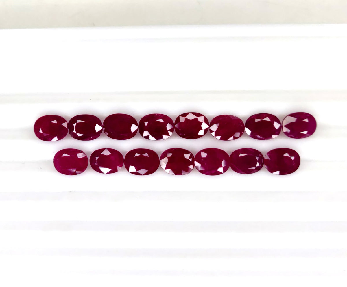Natural Ruby Mozambique Oval 8x6 MM