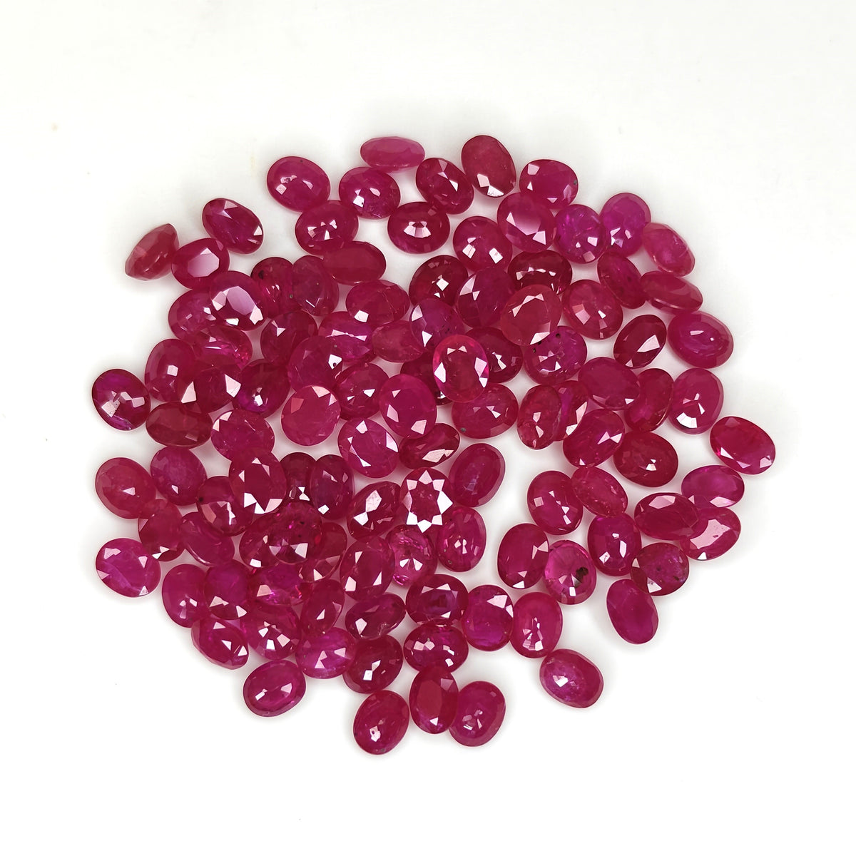 Natural Ruby Mozambique Oval 5x4 MM