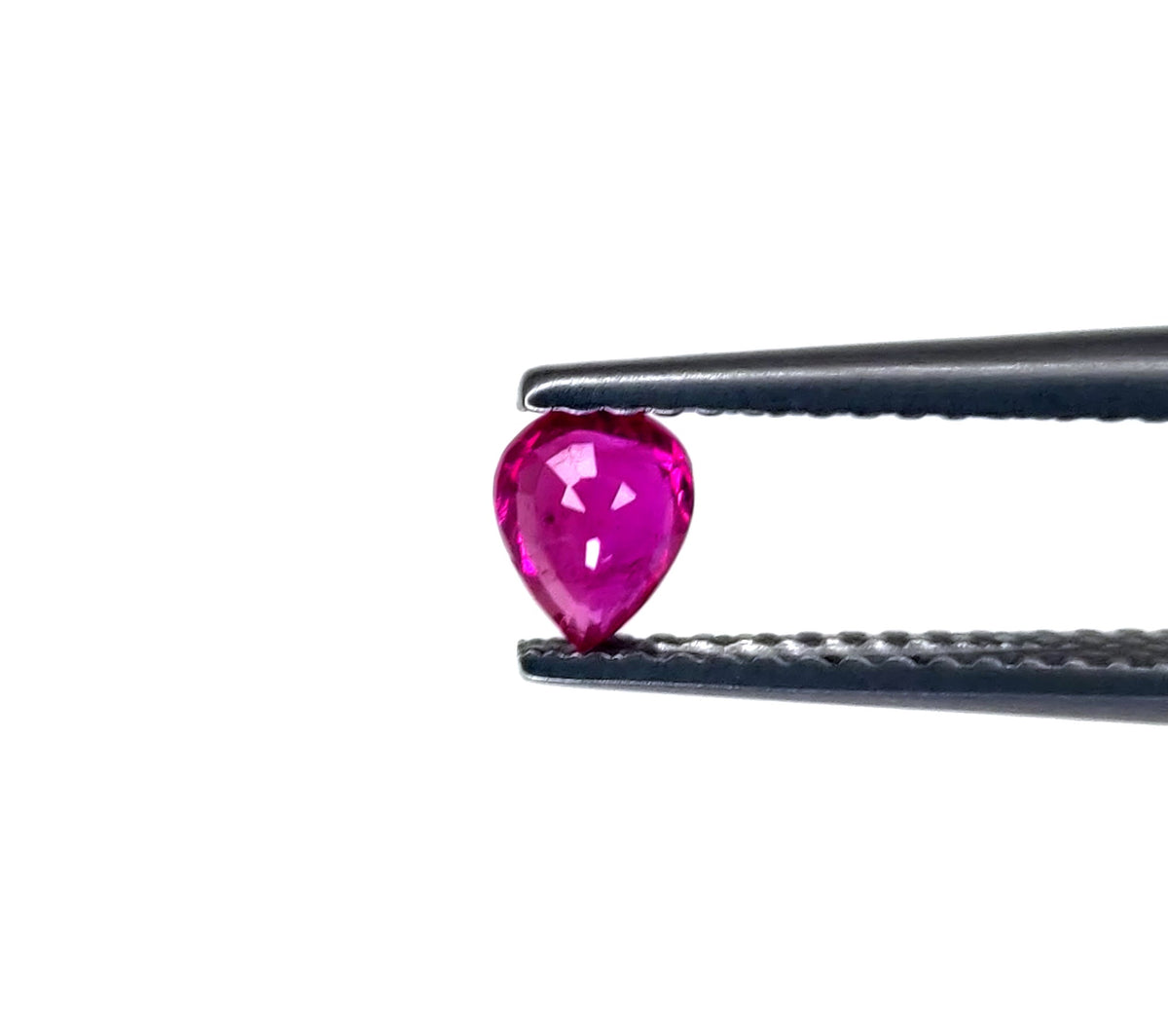 Natural Ruby Mozambique Pear 5x4 MM