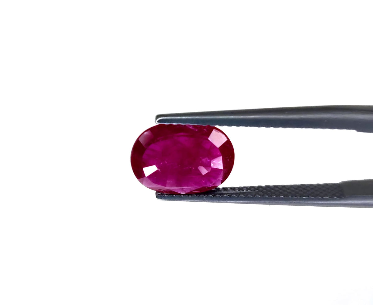 Natural Ruby Mozambique Oval 10x8 MM