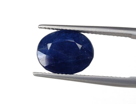 Natural Untreated Blue Sapphire 8.42cts Oval Shape Precious Loose Gemstone