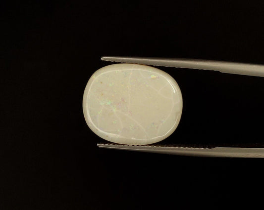 Natural Australian Multi Fire Opal Oval Shape Loose Gemstone For Jewelry Making