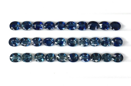 5x4 Mm Natural Blue Sapphire Cut Stone Blue Sapphire Faceted Stone Blue Sapphire