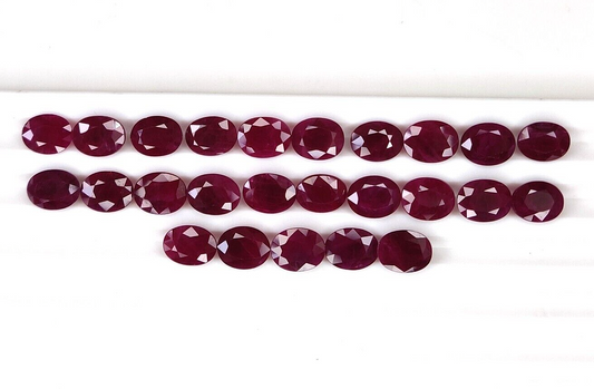 Natural Burma Red Ruby Oval Shape 9x7mm 1 Pc Precious Loose Certified Gemstone