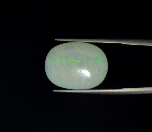 Natural Australian Multi Fire Opal Oval Shape Loose Gemstone For Jewelry Making