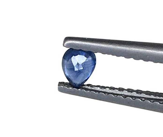 10 Pcs Natural Blue Sapphire 4x3mm Pear Shape Precious Loose Certified Gemstones