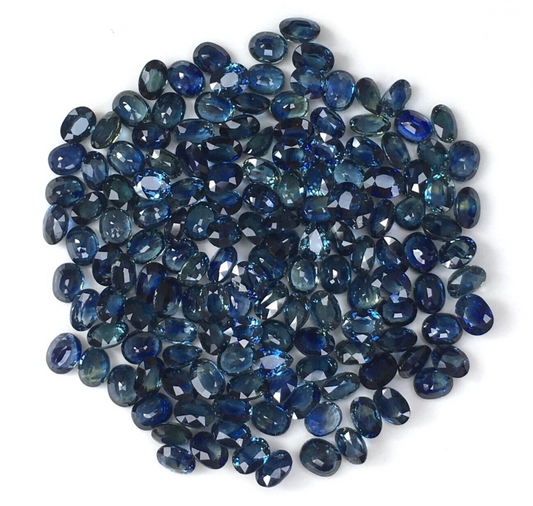 5x4 Mm Natural Blue Sapphire Cut Stone Blue Sapphire Faceted Stone Blue Sapphire