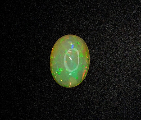 Natural Ethiopian Multi Fire Opal Oval Shape Loose Gemstone For Jewelry Making