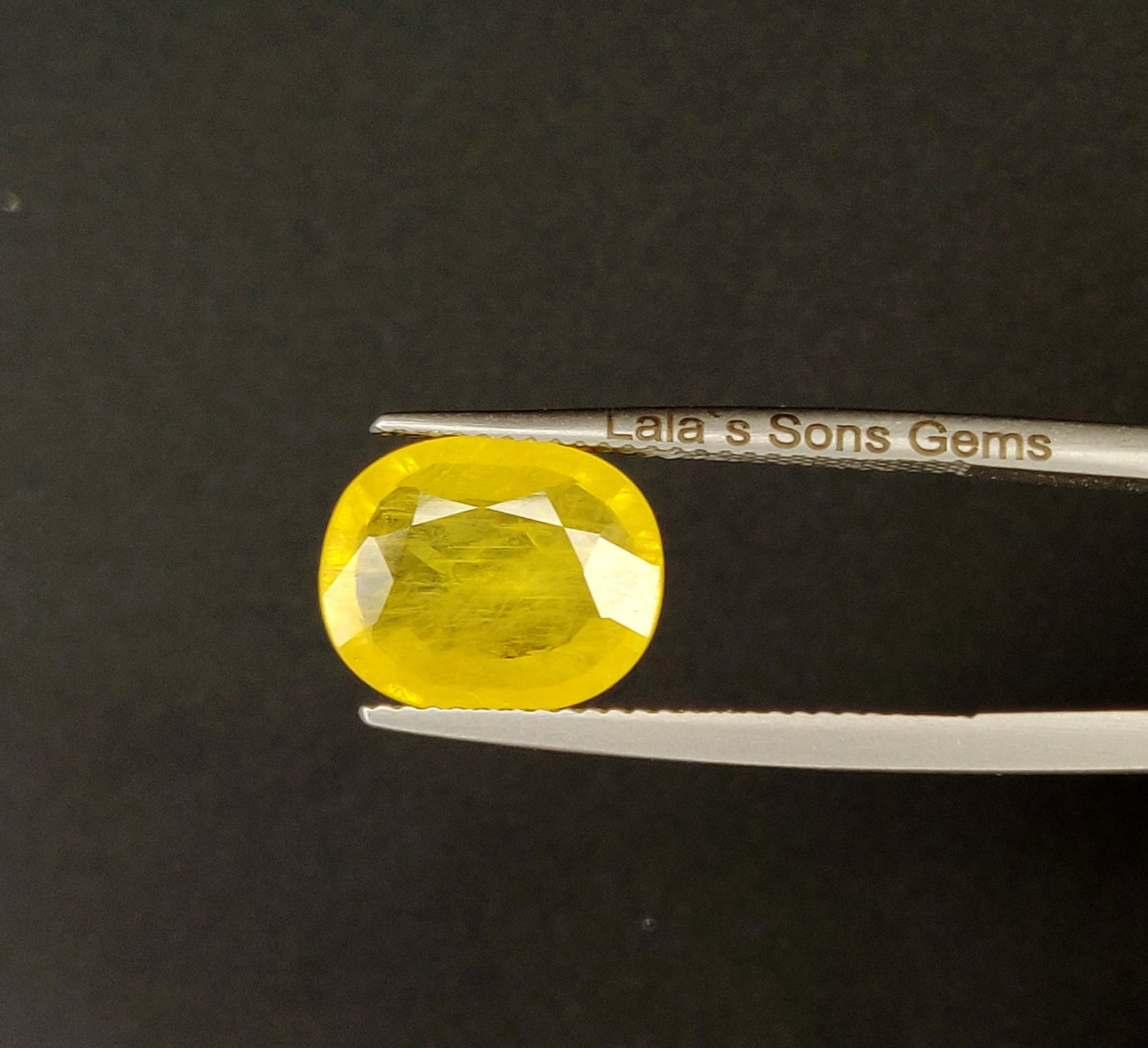 Natural Yellow Sapphire Oval Shape Loose Gemstones Best For Rings And Pendants | 4.90cts