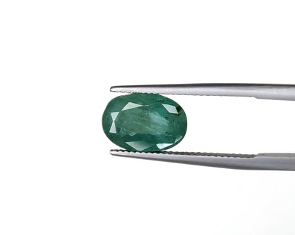 Certified Natural Zambian Emerald 4.65 Carats Oval Shape Loose Gemstone